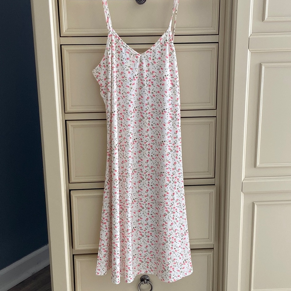 Romwe floral mini dress
